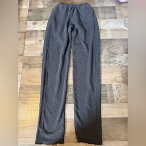 Sami Miro Vintage Black Wide Leg Sweatpants XS Athleisure Lounge Cozycore